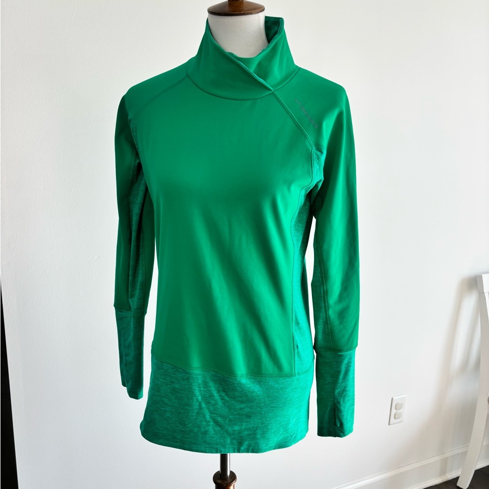 Brooks DriLayer Vibrant Green Performance Pullover